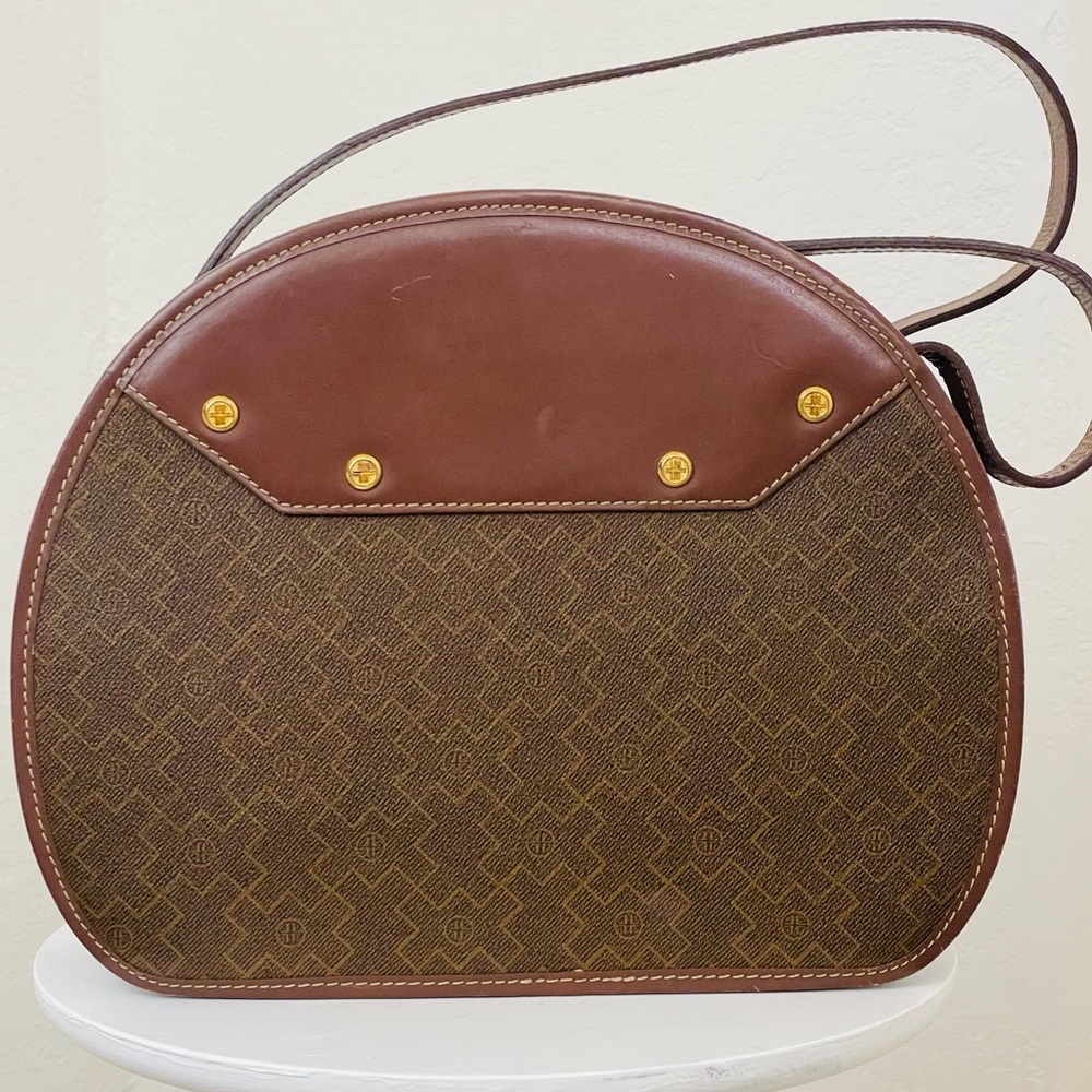 Vintage Charles Louvier Round Logo Bag - Picture 3 of 7